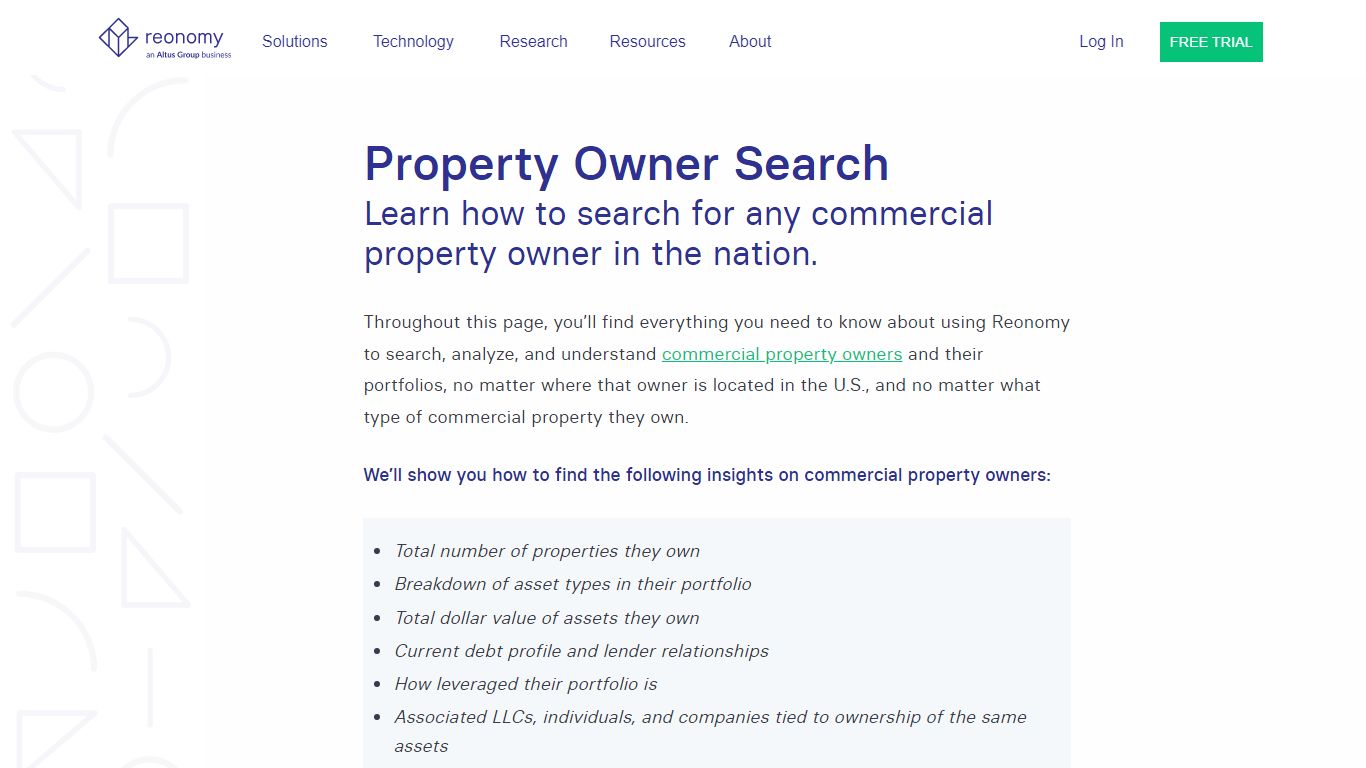 Property Owner Search: Find Owners in Any US Market - Reonomy